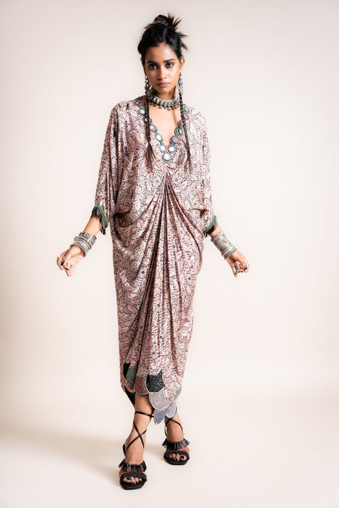 Embroidered Rekha Dress
